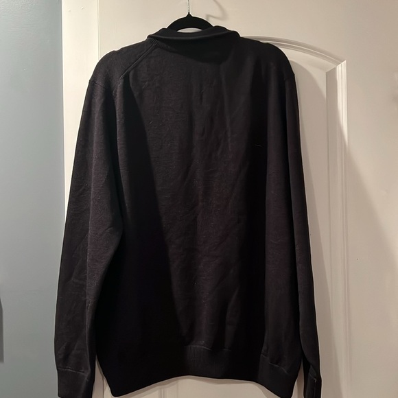 346 Brooks Brothers Extra Fine Italian Merino Wool Men’s Quarter Zip - Picture 3 of 3